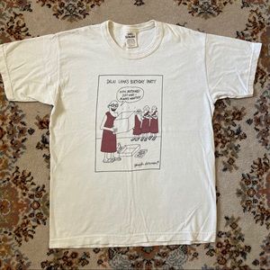 Vintage Dalai Lama Cartoon Tee